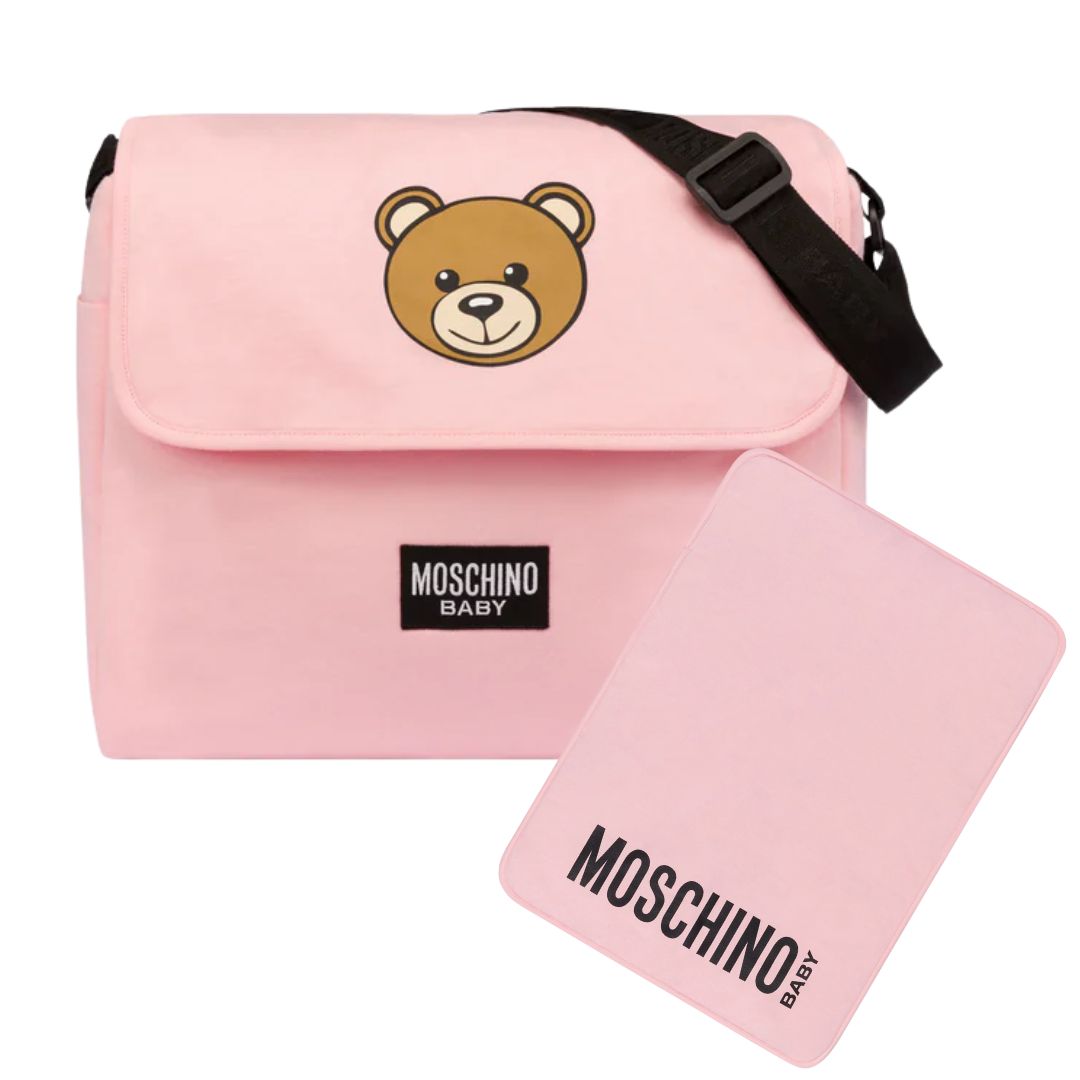 Pale Pink Toy Changing Bag & Mat