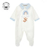 PRE ORDER - Blue Teddy & Rainbow Babygrow