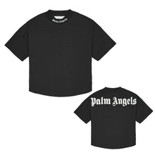 Load image into Gallery viewer, Black Oversized Logo T-Shirt
