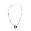 Pink Pearl & Heart Necklace