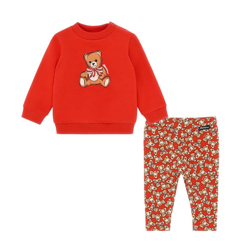 Baby Girls Red Legging Set