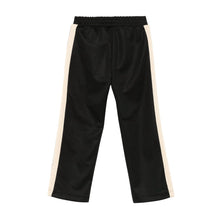 Load image into Gallery viewer, Black &amp; Beige Stripe Zip Up Tracksuit