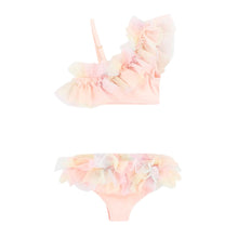 Load image into Gallery viewer, Pink Rainbow Frill Bikini