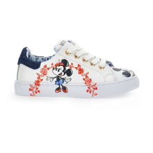 Load image into Gallery viewer, PRE ORDER - White &quot;Mickey &amp; Minnie Mouse&quot; Trainers