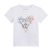 Load image into Gallery viewer, White Butterfly &amp; Logo T-Shirt