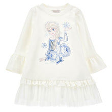 Load image into Gallery viewer, White Frill Elsa Dress