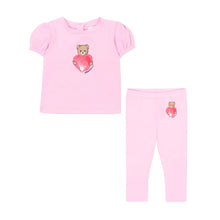 Load image into Gallery viewer, Baby Girls Pink Legging Set