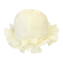 Load image into Gallery viewer, Lemon Smocked Sun Hat