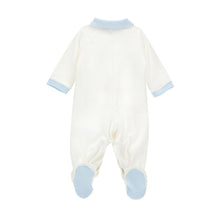 Load image into Gallery viewer, PRE ORDER - Blue Teddy &amp; Rainbow Babygrow