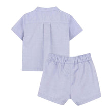 Load image into Gallery viewer, Babies Pale Blue Shirt &amp; Shorts Set