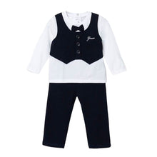 Load image into Gallery viewer, Navy &amp; White 2 Piece Set