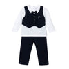Navy & White 2 Piece Set