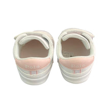 Load image into Gallery viewer, White &amp; Pink Tag Pre Walker Trainers