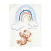 PRE ORDER - Blue Teddy & Rainbow Babygrow
