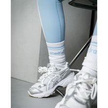 Load image into Gallery viewer, Pale Blue Half Crew Socks