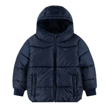 Load image into Gallery viewer, Navy Puffer Coat