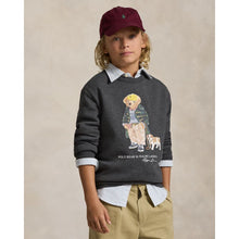 Load image into Gallery viewer, Dark Grey Polo Bear Sweat Top