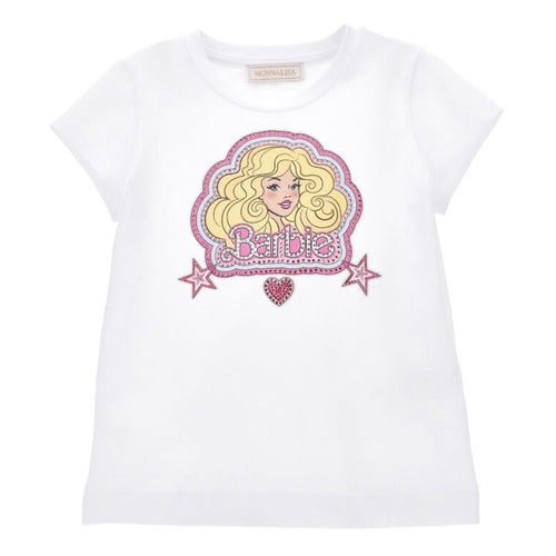 White Barbie Logo T-Shirt
