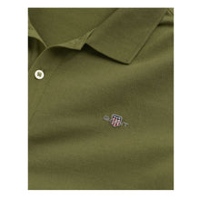 Load image into Gallery viewer, Olive Green LS Logo Polo Top