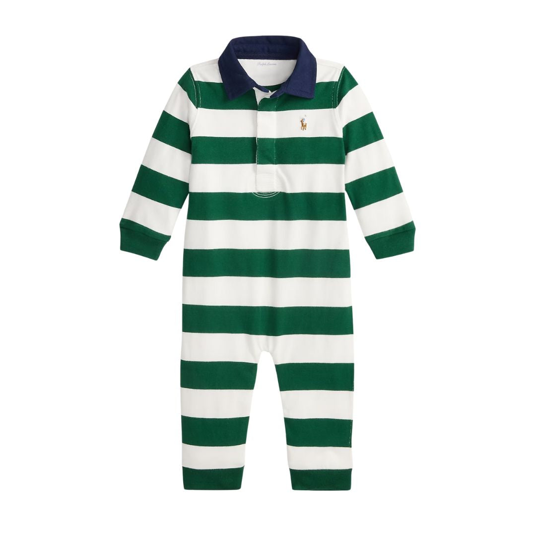 Green & White Rugby All In One