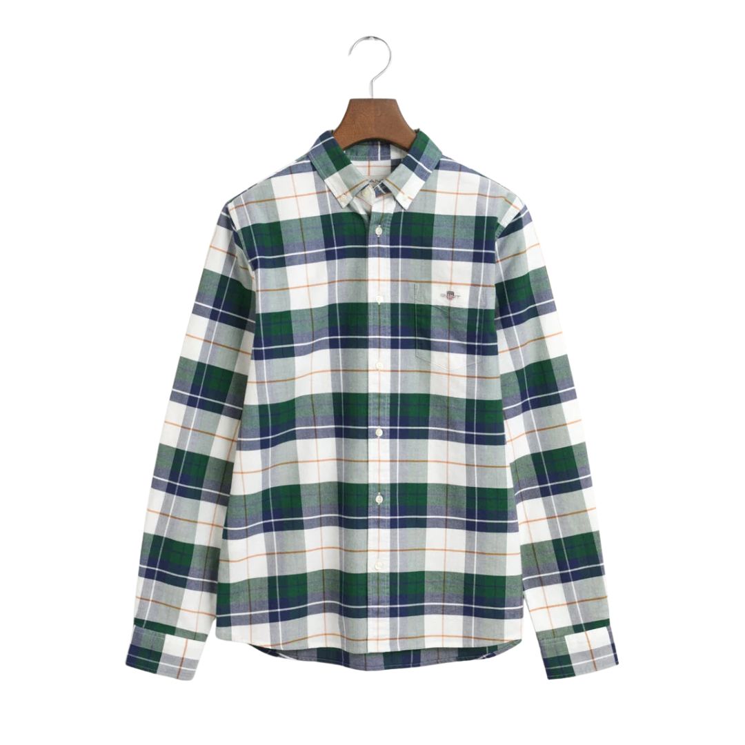 Green & Blue Checked Shirt