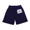 Navy Graphic Sweat Shorts