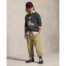 Load image into Gallery viewer, Dark Grey Polo Bear Sweat Top