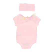Load image into Gallery viewer, Pink Rainbow Tutu, Body &amp; Hairband Set