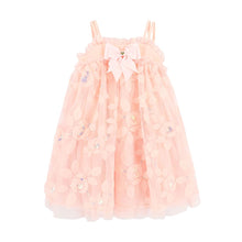 Load image into Gallery viewer, Peach 3D Petal Dress