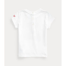 Load image into Gallery viewer, Baby Girls White Polo Bear T-Shirt