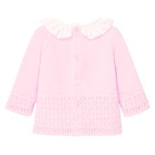 Load image into Gallery viewer, Girls Pink Knitted Lace Set