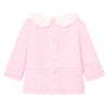 Girls Pink Knitted Lace Set