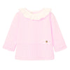 Girls Pink Knitted Lace Set