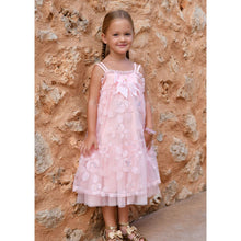 Load image into Gallery viewer, Peach 3D Petal Dress