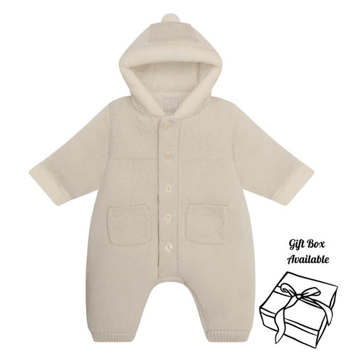 Unisex Stone Knitted Pramsuit