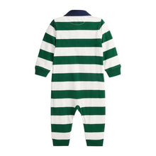 Load image into Gallery viewer, Green &amp; White Rugby All In One
