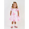 Babies Pink & White 'Rosebud' Dress