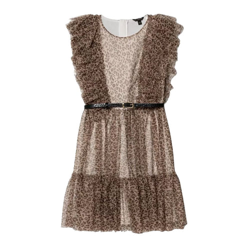 Leopard Print Tulle Dress