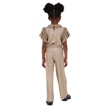 Load image into Gallery viewer, Gold Shimmer &#39;Fortune&#39; Trouser Set