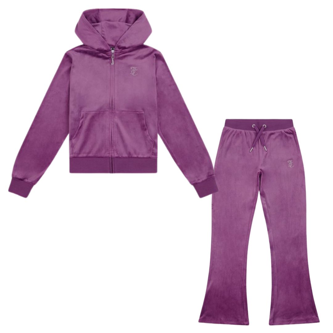Juicy Couture Purple Velour Tracksuit Juicy Couture Velour