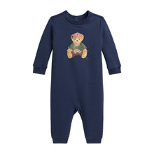 Load image into Gallery viewer, Navy Polo Bear All In One