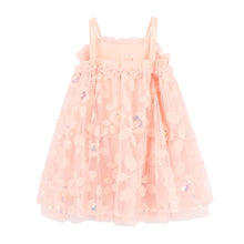 Load image into Gallery viewer, Peach 3D Petal Dress