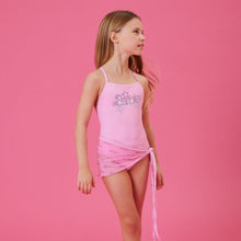 Load image into Gallery viewer, Pink Barbie Swimsuit &amp; Sarong Set