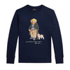 Navy Polo Bear LS Top