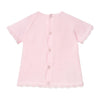 Girls Pink Knitted Top & Bloomers