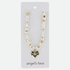 Ivory Pearl & Heart Necklace