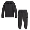 Dark Grey Cargo Hoodie Tracksuit