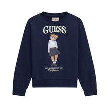 Load image into Gallery viewer, Navy Oversized Teddy Sweat Top