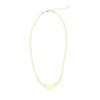 Cream Rose & Bead Necklace