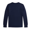 Navy Polo Bear LS Top